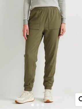 Eddie Bauer Flexion 3.0 Fleece-Lined Pull-On alder high rise Joggers NEW NWT